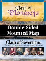 Clash of Sovereigns/Clash of Monarchs Mounted Map