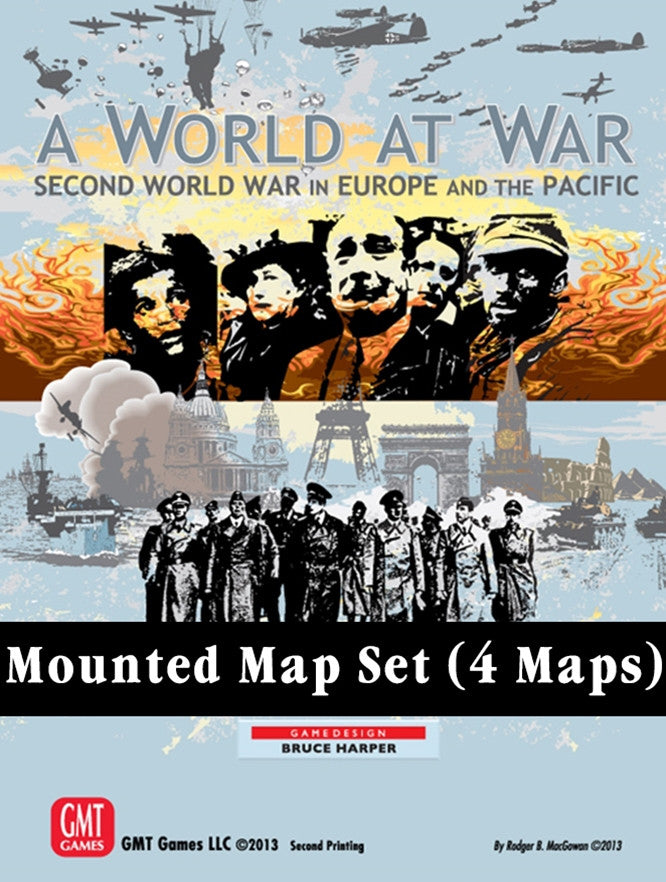 A World at War Mounted Maps