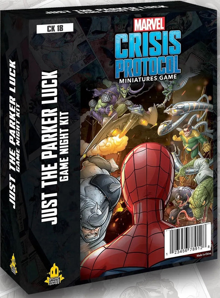 Marvel Crisis Protocol Just the Parker Luck Game Night Kit